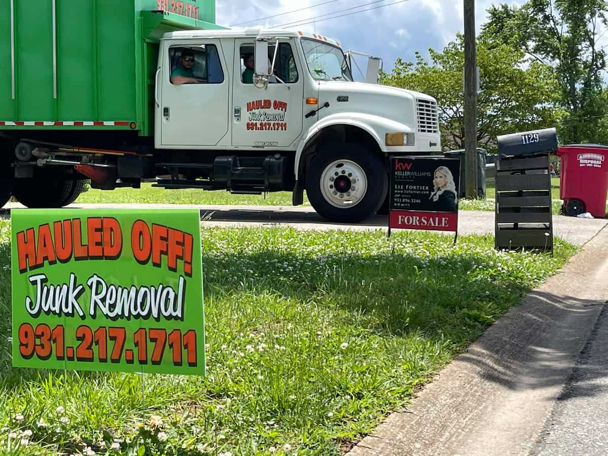 hauled off Junk removal service Clarksville Tennessee